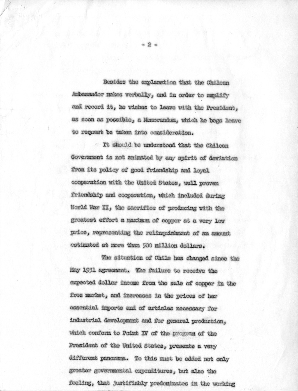 Correspondence Between Ambassador Claude Bowers and President Harry S. Truman, with Attachments and Related Material