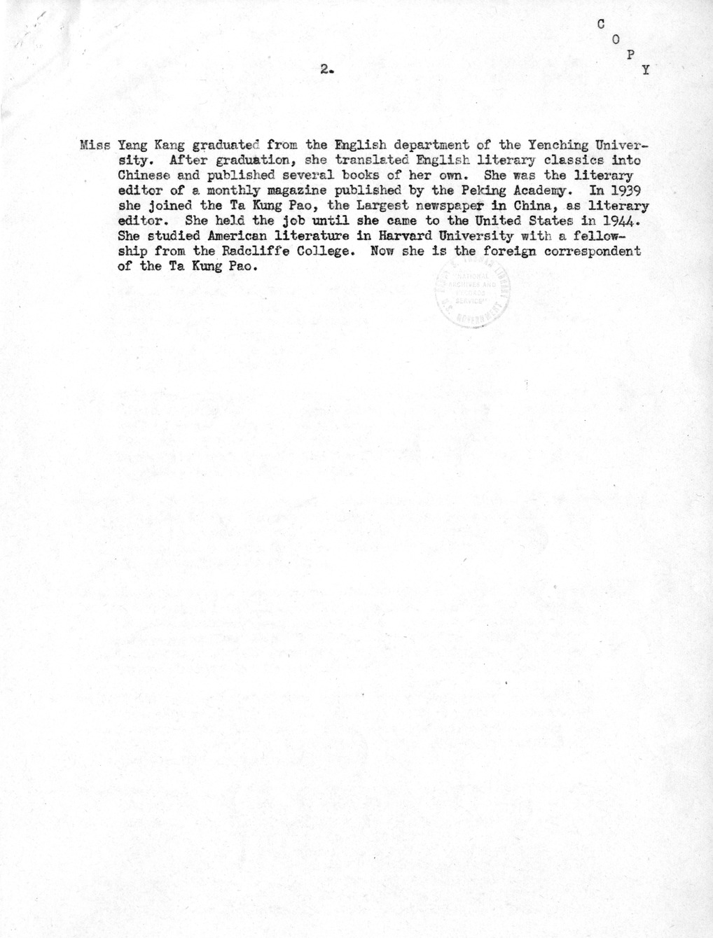 Memorandum from President Harry S. Truman to Secretary of Commerce Wallace with Attachments