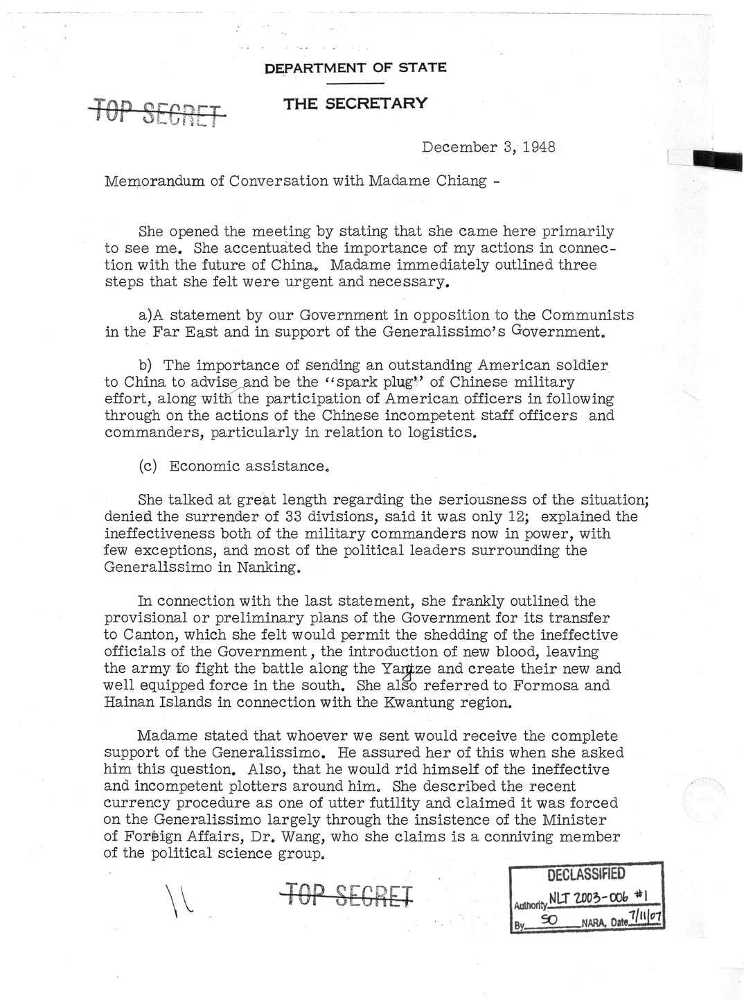 Memorandum from R. H. Hillenkoetter, with Attachments and Related Material [Sanitized Copy]