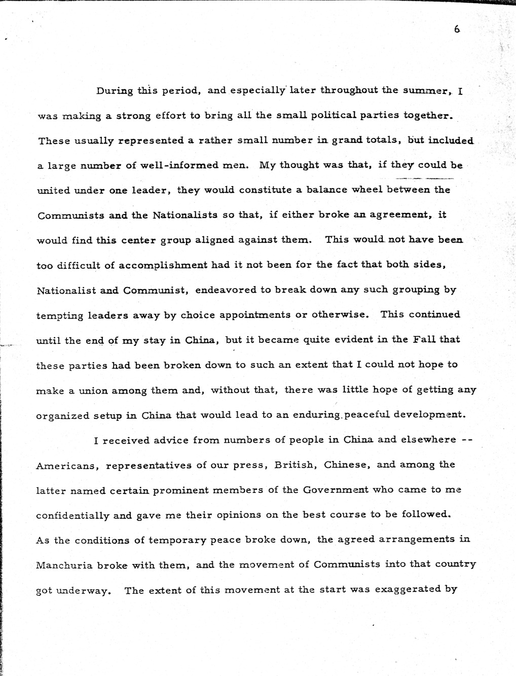 Record of Round-Table Discussion by Twenty-Five Far East Experts with the Department of State on "American Policy Toward China" [Part 2]