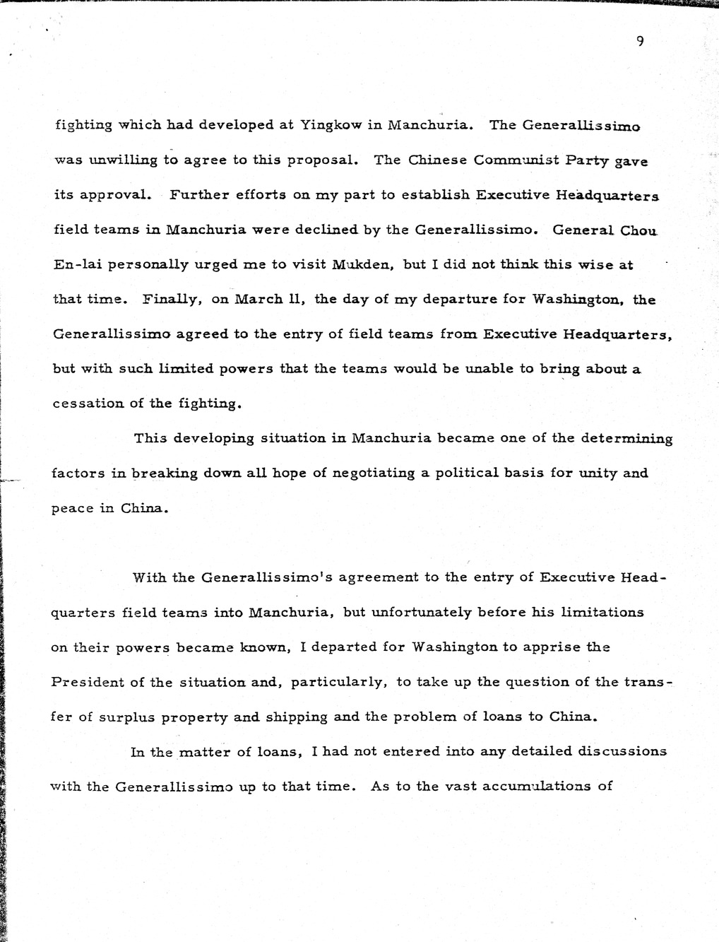 Record of Round-Table Discussion by Twenty-Five Far East Experts with the Department of State on "American Policy Toward China" [Part 2]