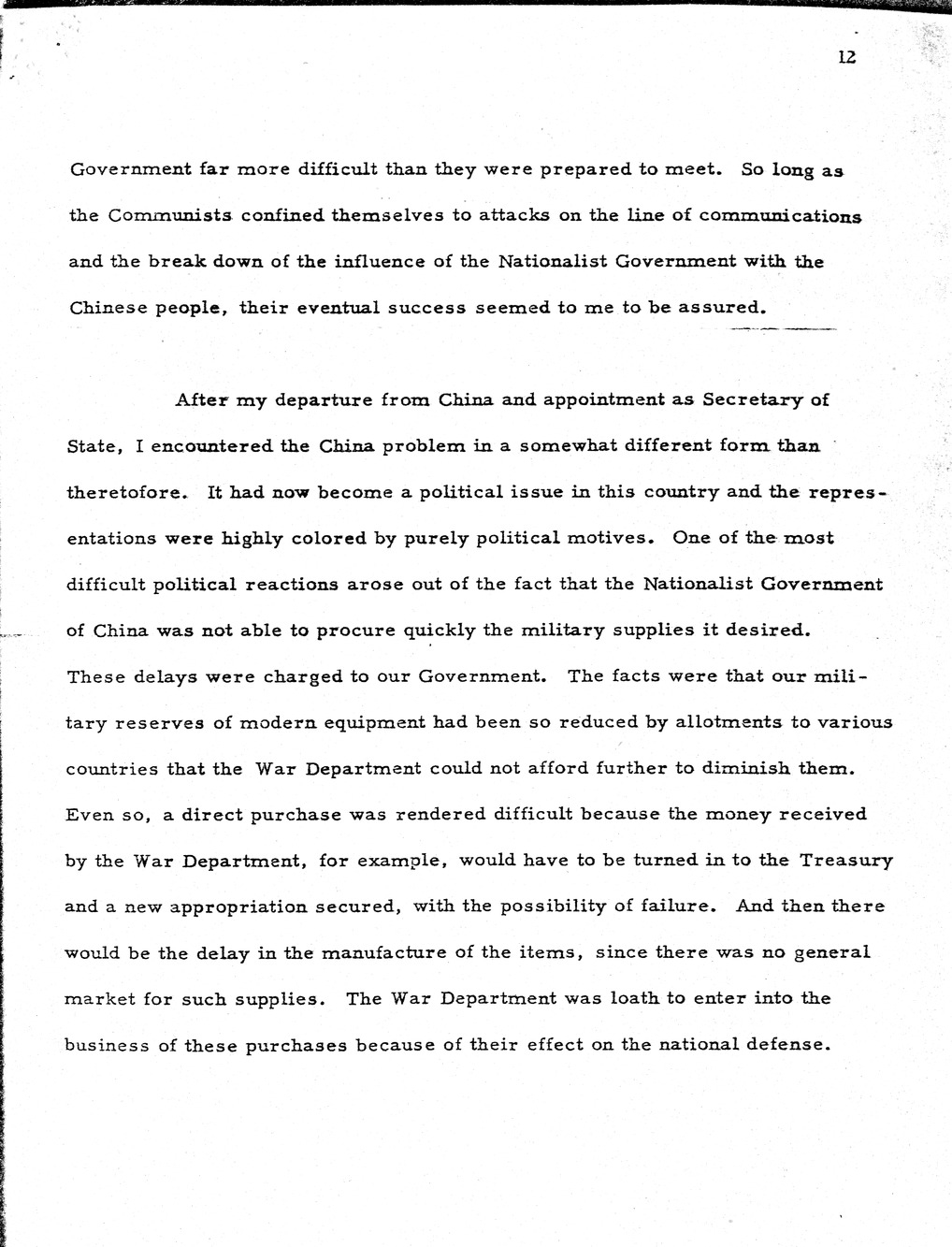 Record of Round-Table Discussion by Twenty-Five Far East Experts with the Department of State on "American Policy Toward China" [Part 2]