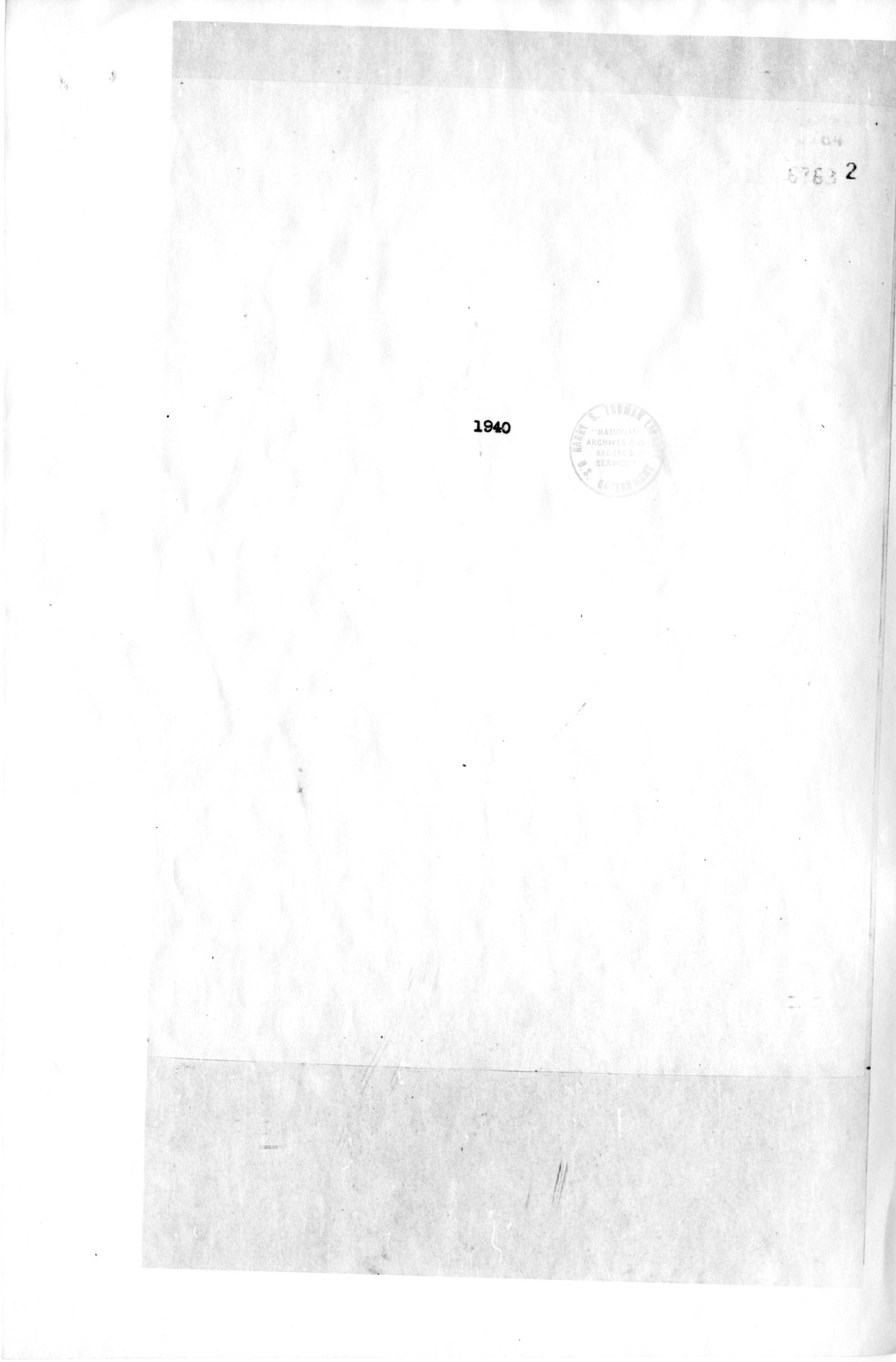 Title Page and Table of Contents, Documents on Diplomatic Aspects of Efforts by the United States to Supply China with Materials of War Under the Lend-Lease Act, 1940-1947 / Part I (1940-1941)