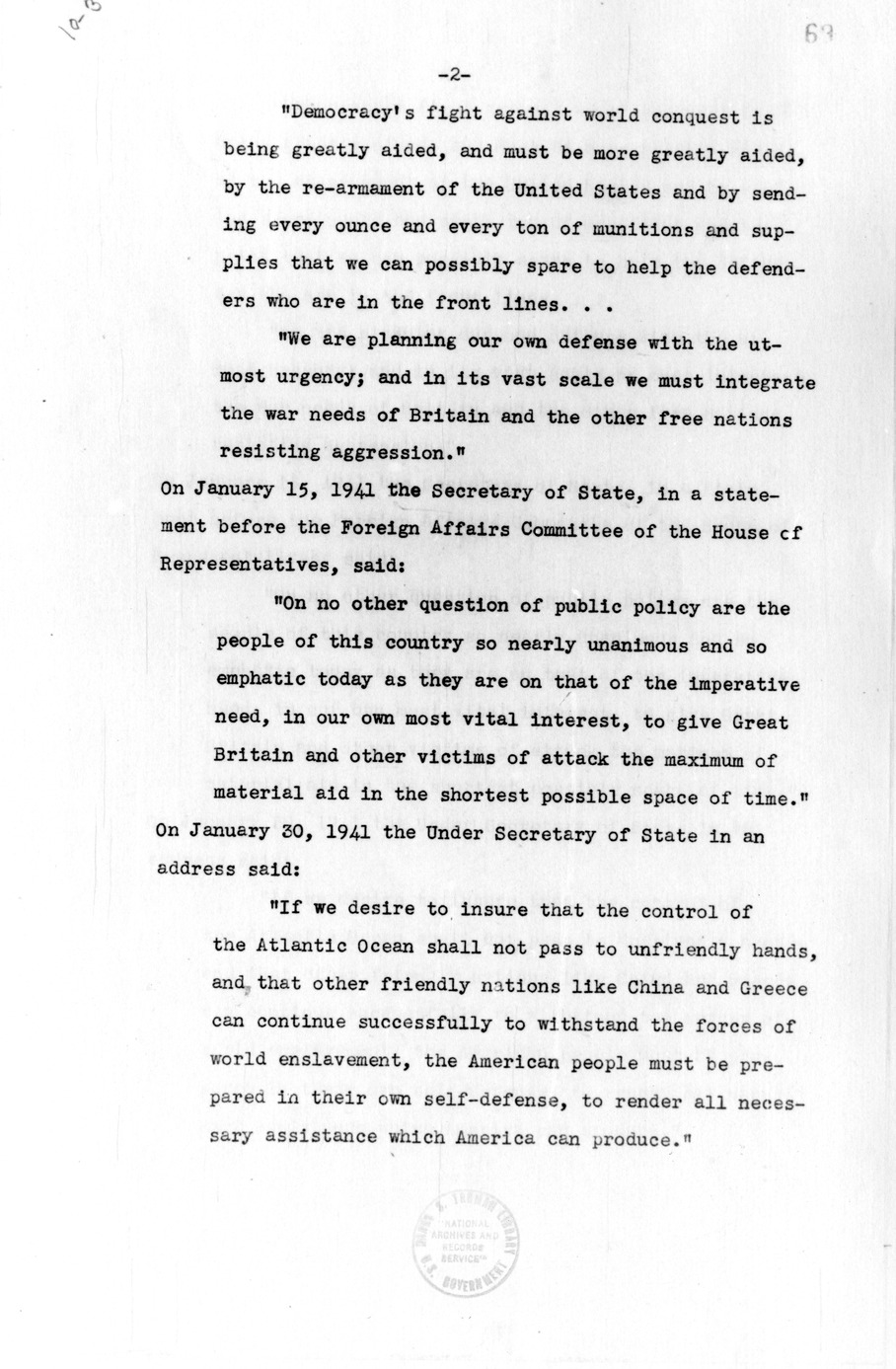 Memorandum, The American Policy of Aiding China and Technical Problems of Methods and Means