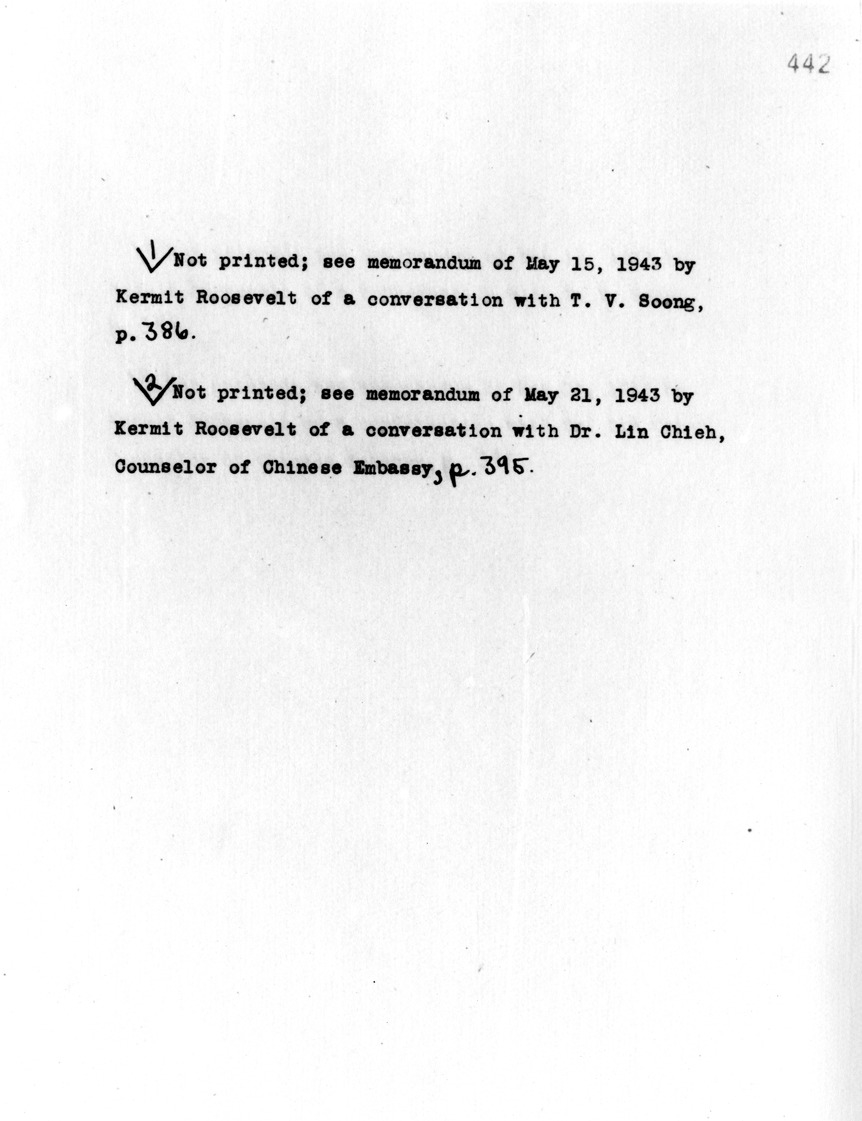 State Department Telegram from Secretary of State Cordell Hull to American Embassy, Chungking