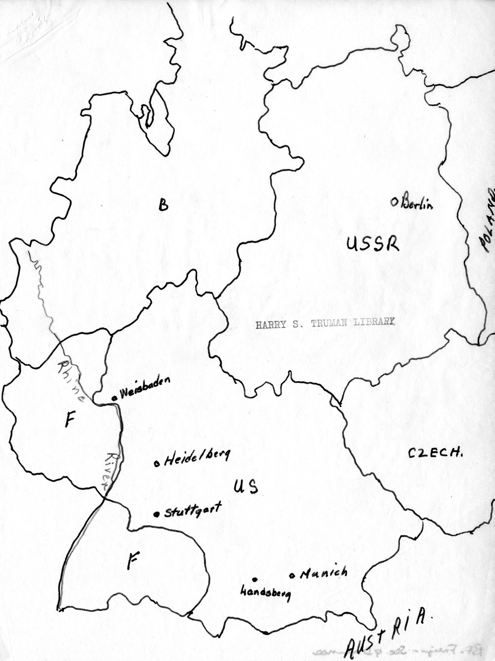 Correspondence Between President Harry S. Truman and Secretary of Defense George Marshall, with Attachments