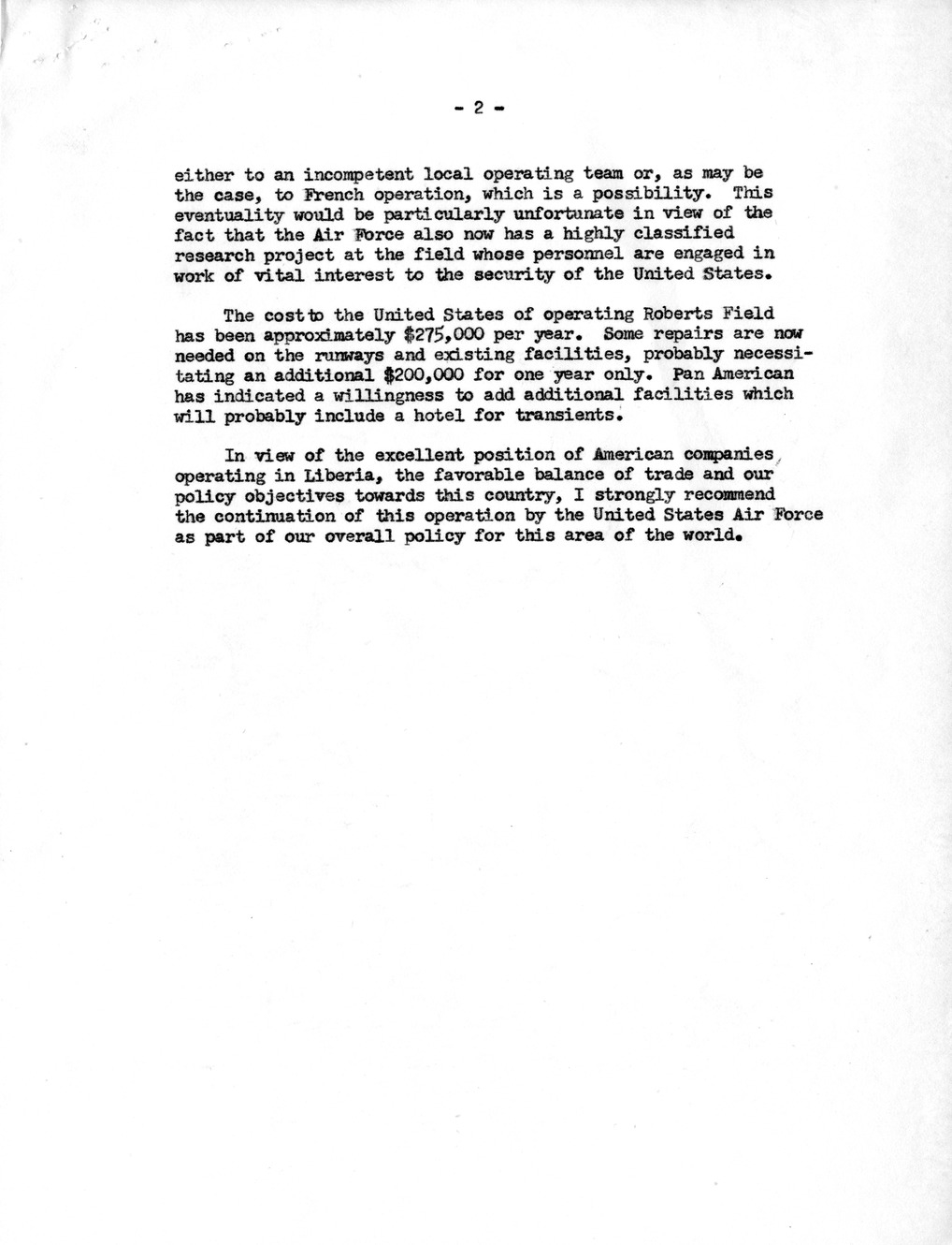 Correspondence Between President Harry S. Truman and Secretary of Defense Robert Lovett, with Attachments