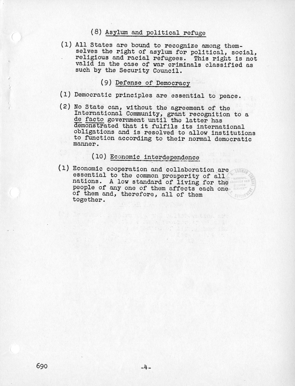 Report, Comments and Proposed Amendments Concerning the Dumbarton Oaks Proposals, Submitted by the Delegations to the United Nations Conference on International Organization