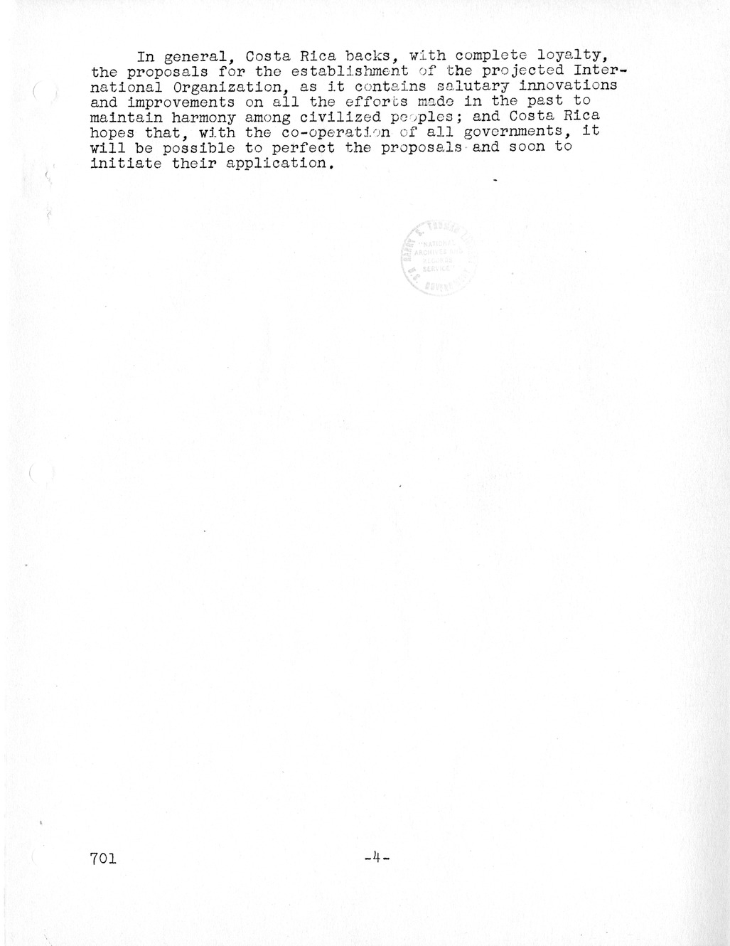 Report, Comments and Proposed Amendments Concerning the Dumbarton Oaks Proposals, Submitted by the Delegations to the United Nations Conference on International Organization