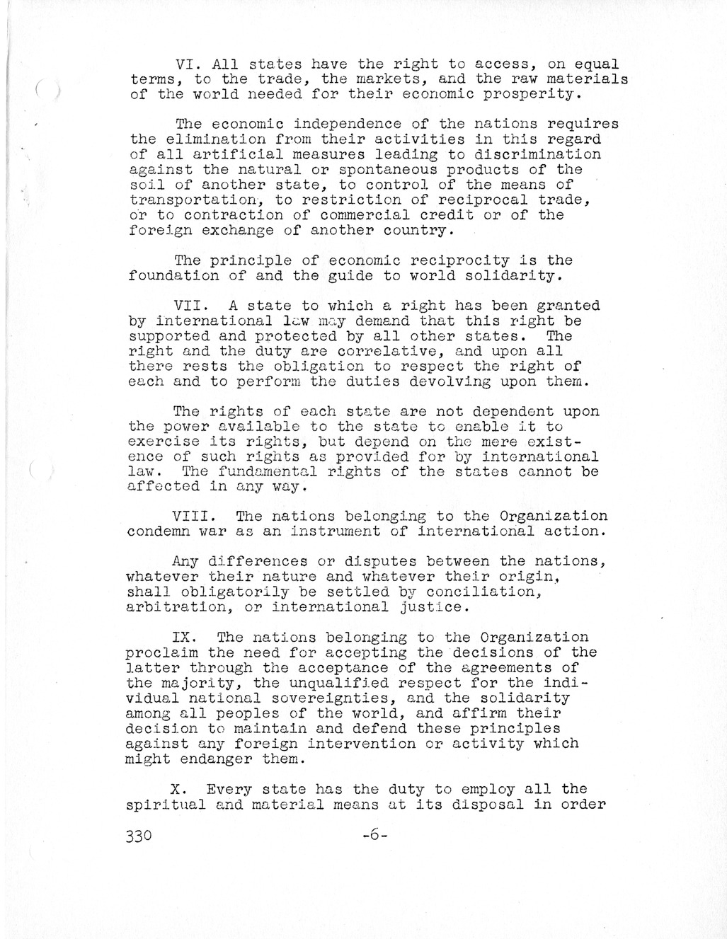 Report, Comments and Proposed Amendments Concerning the Dumbarton Oaks Proposals, Submitted by the Delegations to the United Nations Conference on International Organization