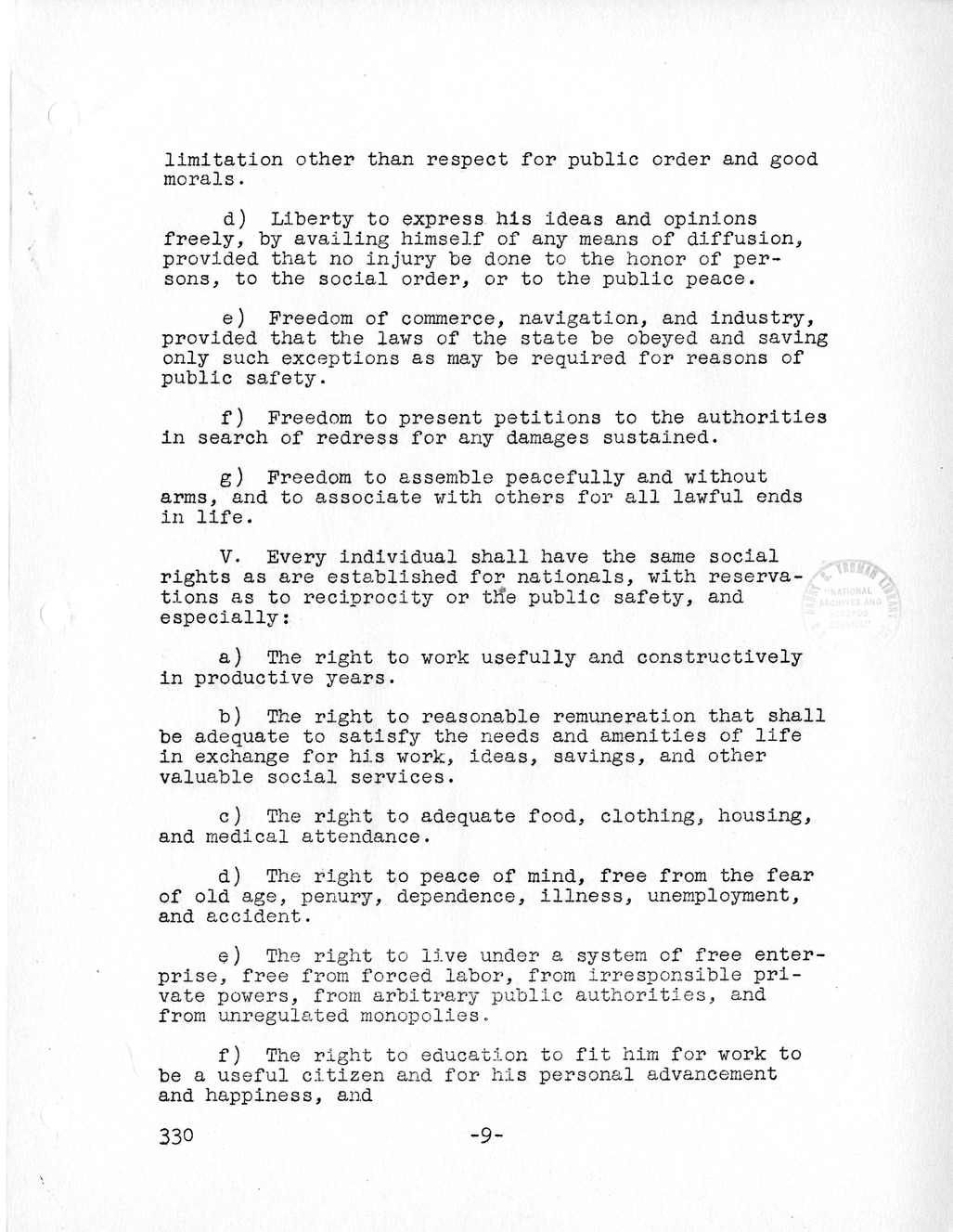 Report, Comments and Proposed Amendments Concerning the Dumbarton Oaks Proposals, Submitted by the Delegations to the United Nations Conference on International Organization