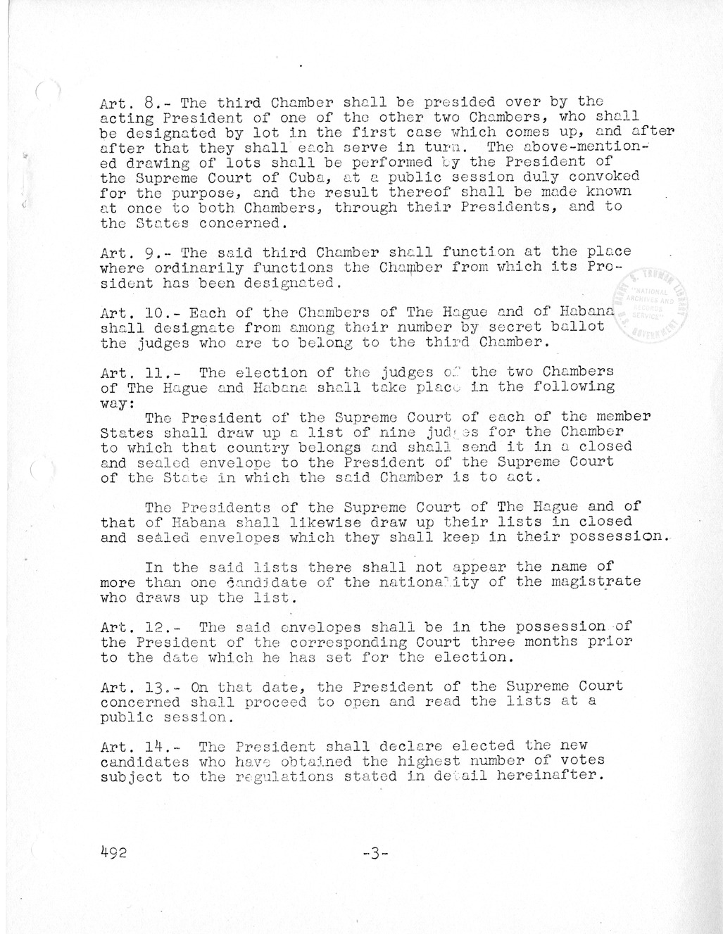 Report, Comments and Proposed Amendments Concerning the Dumbarton Oaks Proposals, Submitted by the Delegations to the United Nations Conference on International Organization