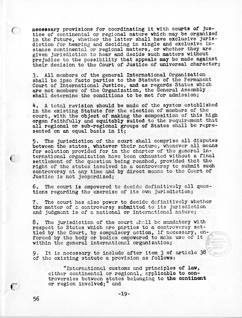 Report, Comments and Proposed Amendments Concerning the Dumbarton Oaks Proposals, Submitted by the Delegations to the United Nations Conference on International Organization