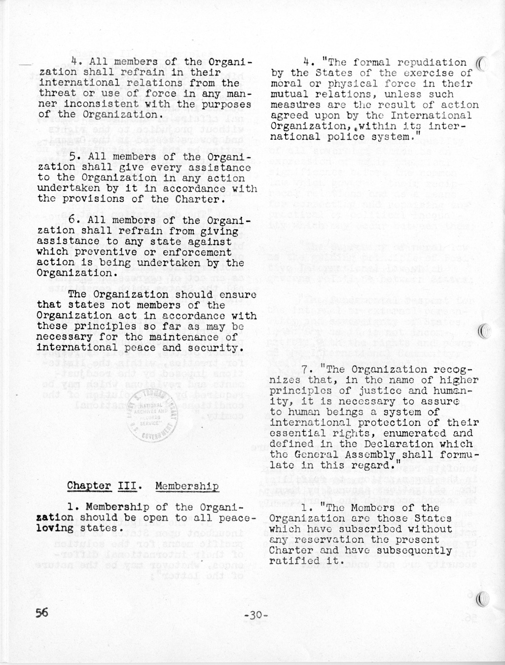 Report, Comments and Proposed Amendments Concerning the Dumbarton Oaks Proposals, Submitted by the Delegations to the United Nations Conference on International Organization