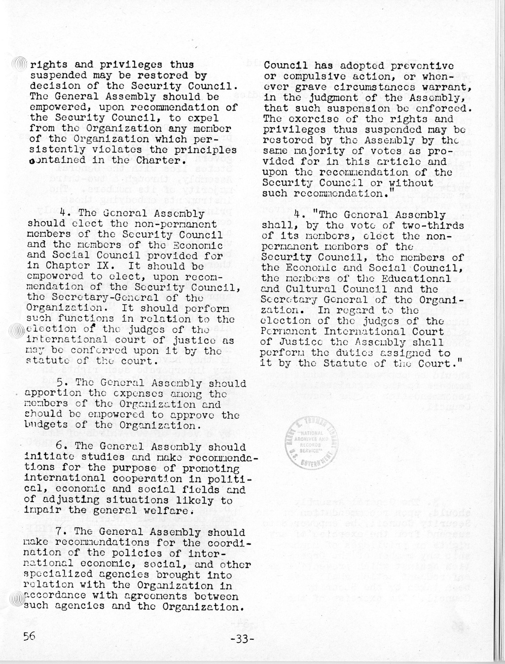 Report, Comments and Proposed Amendments Concerning the Dumbarton Oaks Proposals, Submitted by the Delegations to the United Nations Conference on International Organization