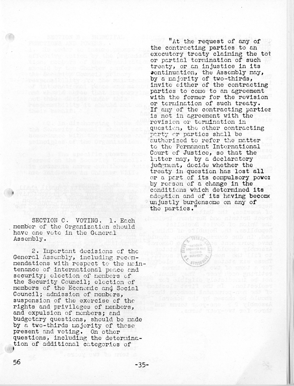 Report, Comments and Proposed Amendments Concerning the Dumbarton Oaks Proposals, Submitted by the Delegations to the United Nations Conference on International Organization