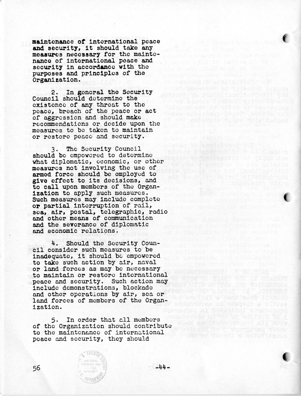 Report, Comments and Proposed Amendments Concerning the Dumbarton Oaks Proposals, Submitted by the Delegations to the United Nations Conference on International Organization