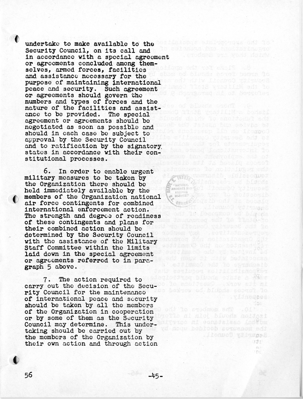 Report, Comments and Proposed Amendments Concerning the Dumbarton Oaks Proposals, Submitted by the Delegations to the United Nations Conference on International Organization