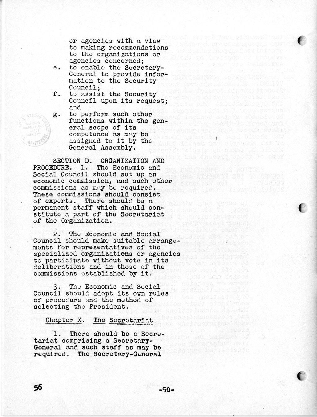 Report, Comments and Proposed Amendments Concerning the Dumbarton Oaks Proposals, Submitted by the Delegations to the United Nations Conference on International Organization