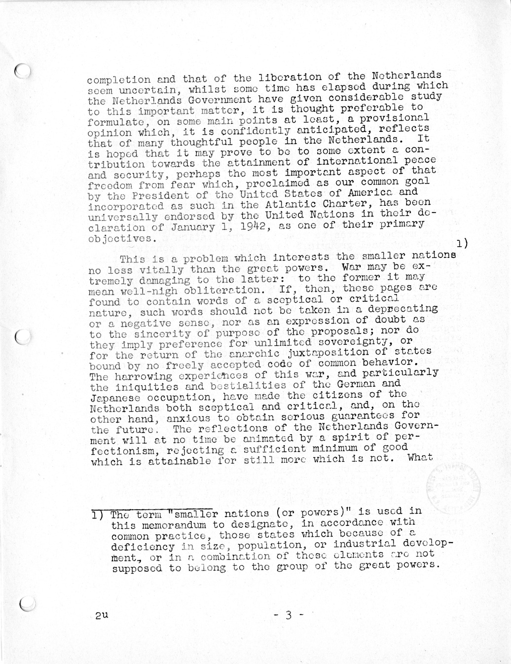 Report, Comments and Proposed Amendments Concerning the Dumbarton Oaks Proposals, Submitted by the Delegations to the United Nations Conference on International Organization
