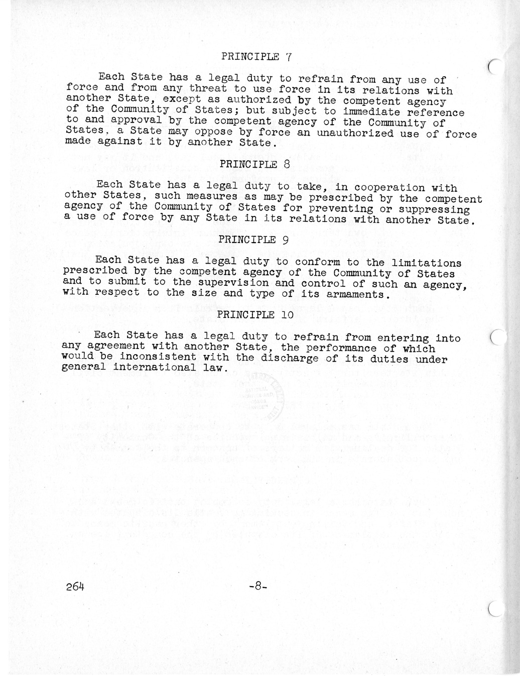 Report, Comments and Proposed Amendments Concerning the Dumbarton Oaks Proposals, Submitted by the Delegations to the United Nations Conference on International Organization