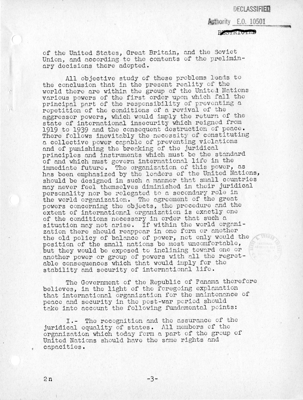 Report, Comments and Proposed Amendments Concerning the Dumbarton Oaks Proposals, Submitted by the Delegations to the United Nations Conference on International Organization