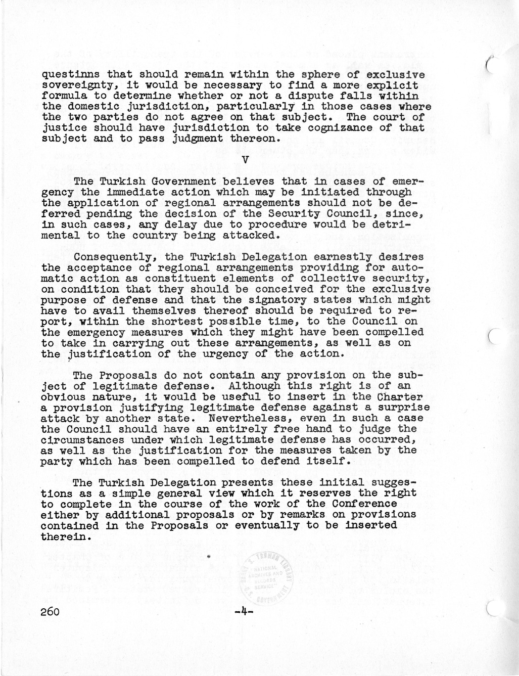 Report, Comments and Proposed Amendments Concerning the Dumbarton Oaks Proposals, Submitted by the Delegations to the United Nations Conference on International Organization