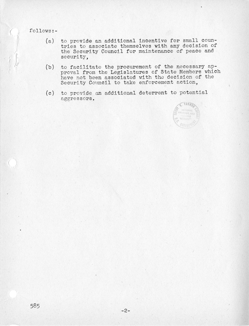 Report, Comments and Proposed Amendments Concerning the Dumbarton Oaks Proposals, Submitted by the Delegations to the United Nations Conference on International Organization