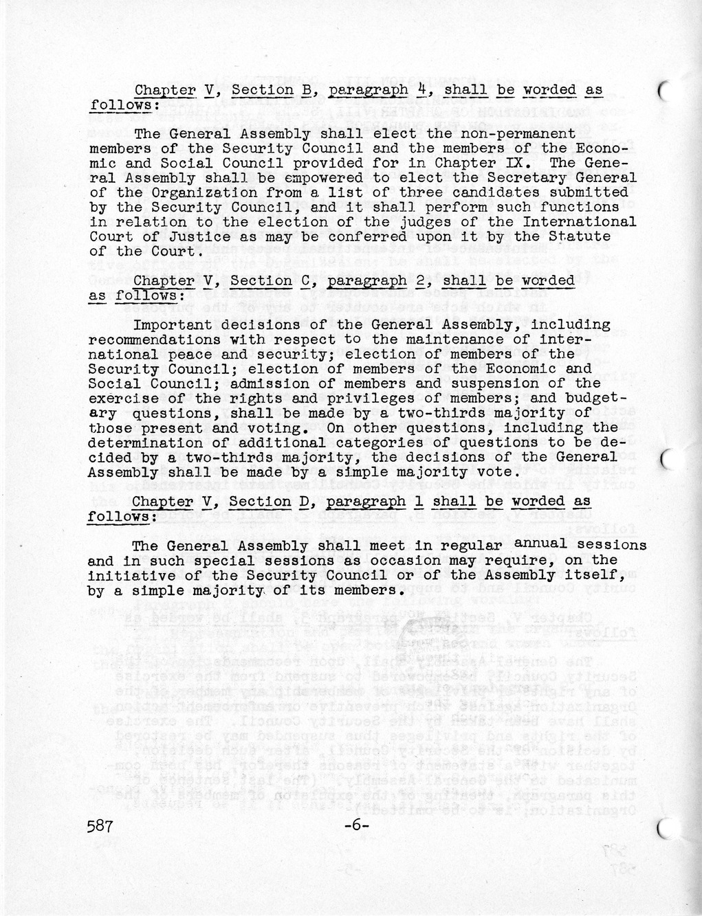 Report, Comments and Proposed Amendments Concerning the Dumbarton Oaks Proposals, Submitted by the Delegations to the United Nations Conference on International Organization