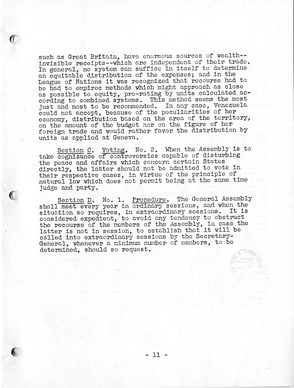 Report, Comments and Proposed Amendments Concerning the Dumbarton Oaks Proposals, Submitted by the Delegations to the United Nations Conference on International Organization