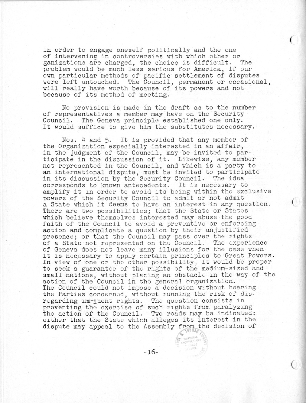 Report, Comments and Proposed Amendments Concerning the Dumbarton Oaks Proposals, Submitted by the Delegations to the United Nations Conference on International Organization