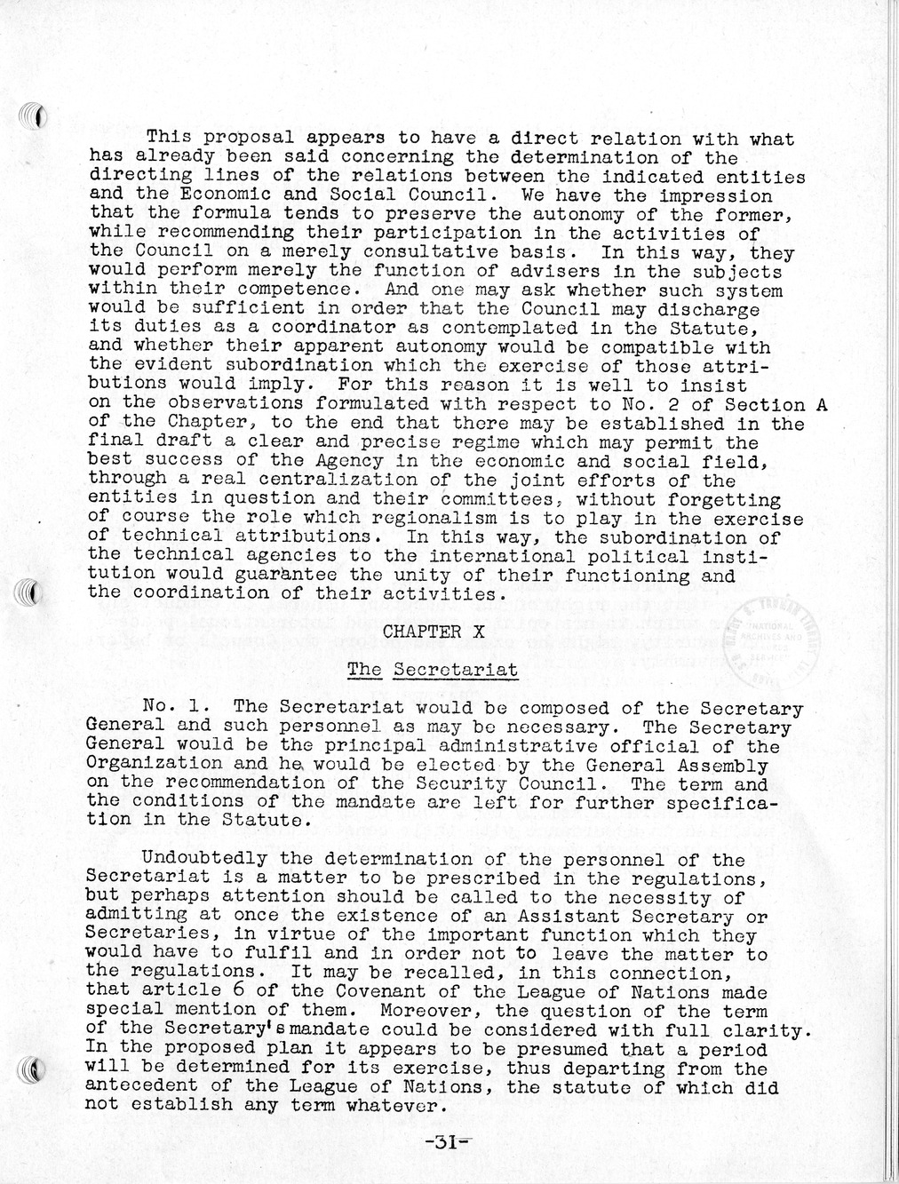 Report, Comments and Proposed Amendments Concerning the Dumbarton Oaks Proposals, Submitted by the Delegations to the United Nations Conference on International Organization