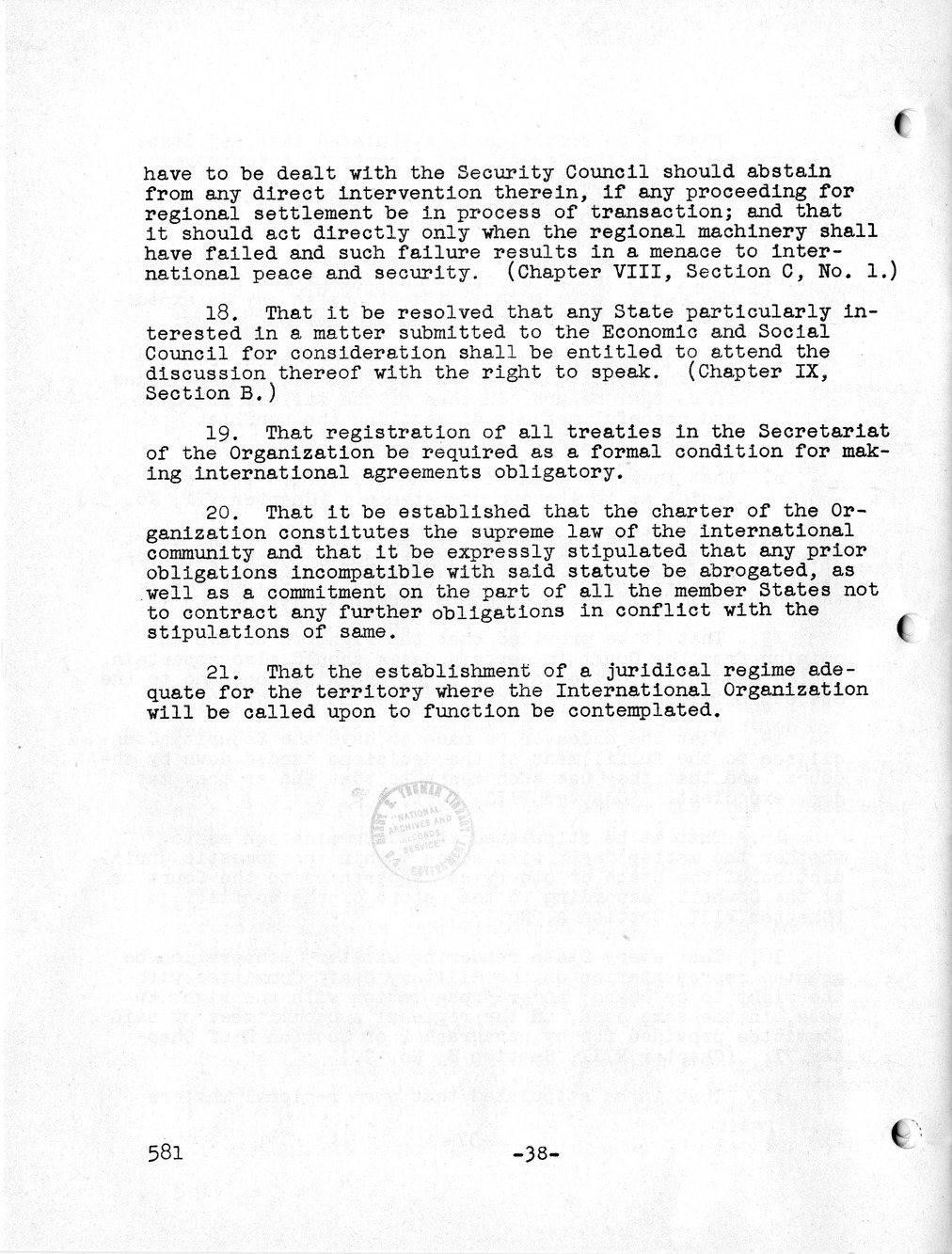 Report, Comments and Proposed Amendments Concerning the Dumbarton Oaks Proposals, Submitted by the Delegations to the United Nations Conference on International Organization