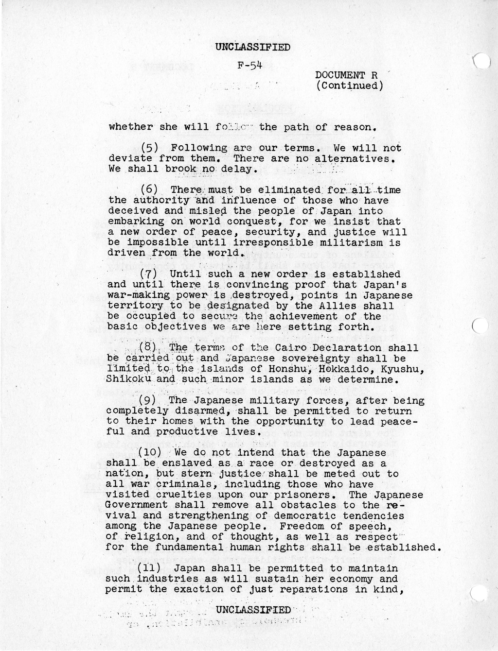 Handbook of Far Eastern Conference Discussions: Treatment of Political Questions Relating to the Far East at Multilateral Meetings of Foreign Ministers and Heads of Government 1943-1949, Research Project No. 62, Division of Historical Policy Research, Department of State