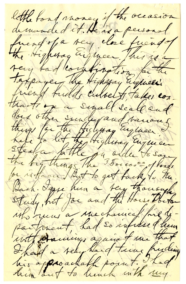 Longhand Note of President Harry S. Truman