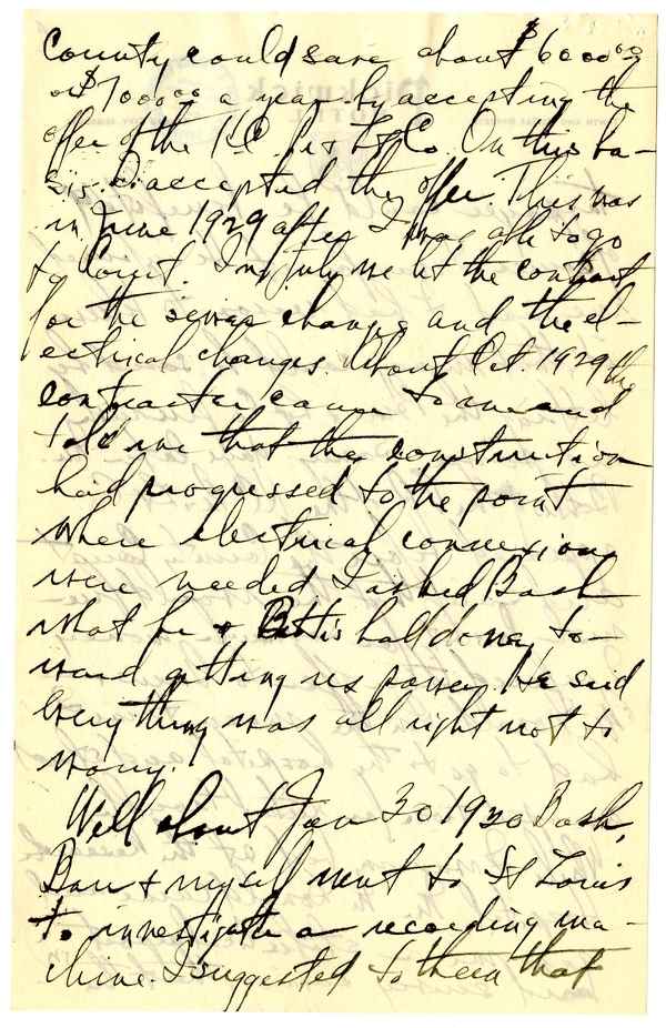 Longhand Note of President Harry S. Truman