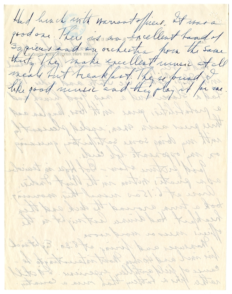 Longhand Note of President Harry S. Truman