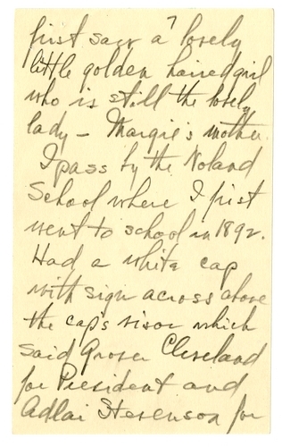 Longhand Note of Former President Harry S. Truman