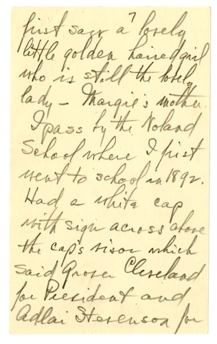 Longhand Note of Former President Harry S. Truman
