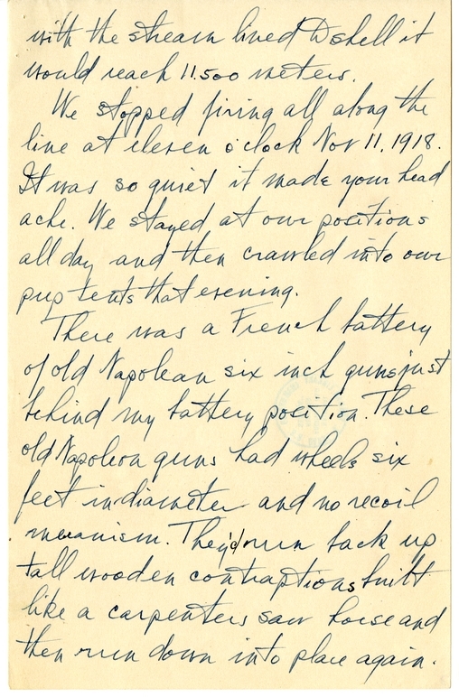 Longhand Note of President Harry S. Truman