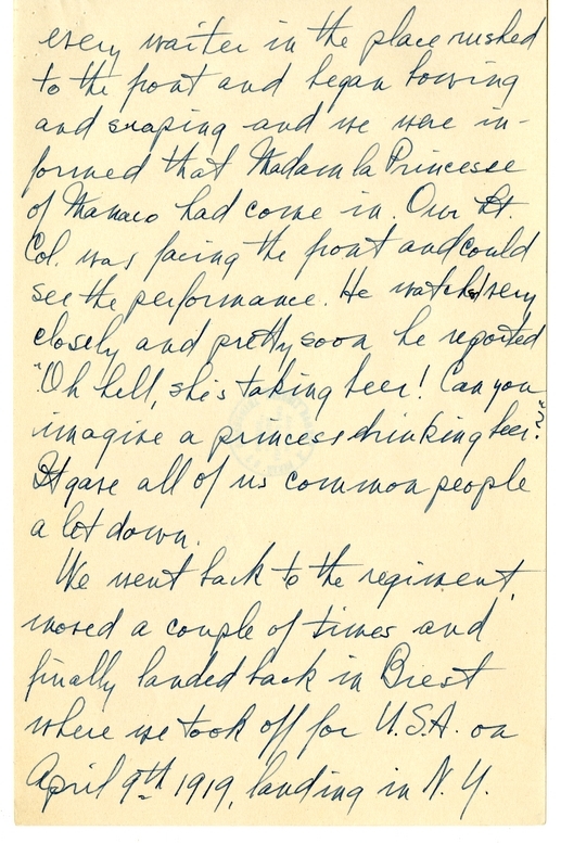 Longhand Note of President Harry S. Truman