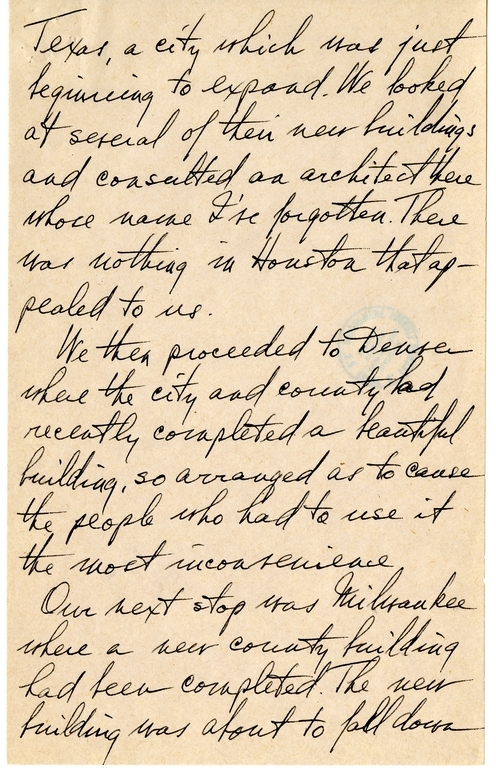 Longhand Note of President Harry S. Truman