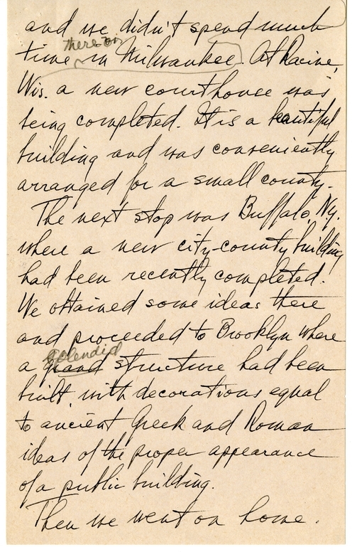 Longhand Note of President Harry S. Truman