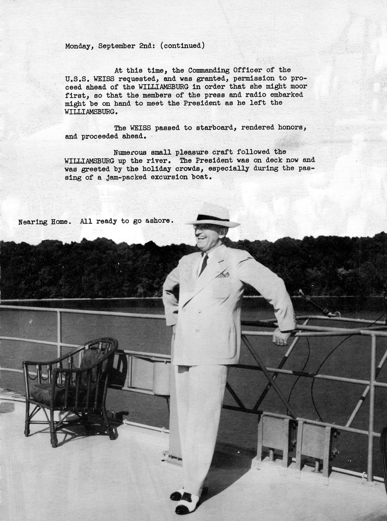 Log of President Harry S. Truman's Vacation Cruise