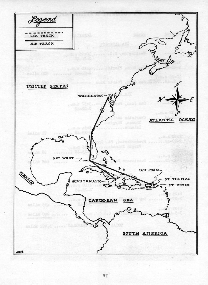 Log of President Harry S. Truman's Trip to Puerto Rico, the Virgin Islands, Guantanamo Bay, Cuba, and Fourth Key West, Florida