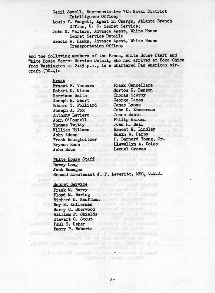 Log of President Harry S. Truman's Trip to Puerto Rico, the Virgin Islands, Guantanamo Bay, Cuba, and Fourth Key West, Florida