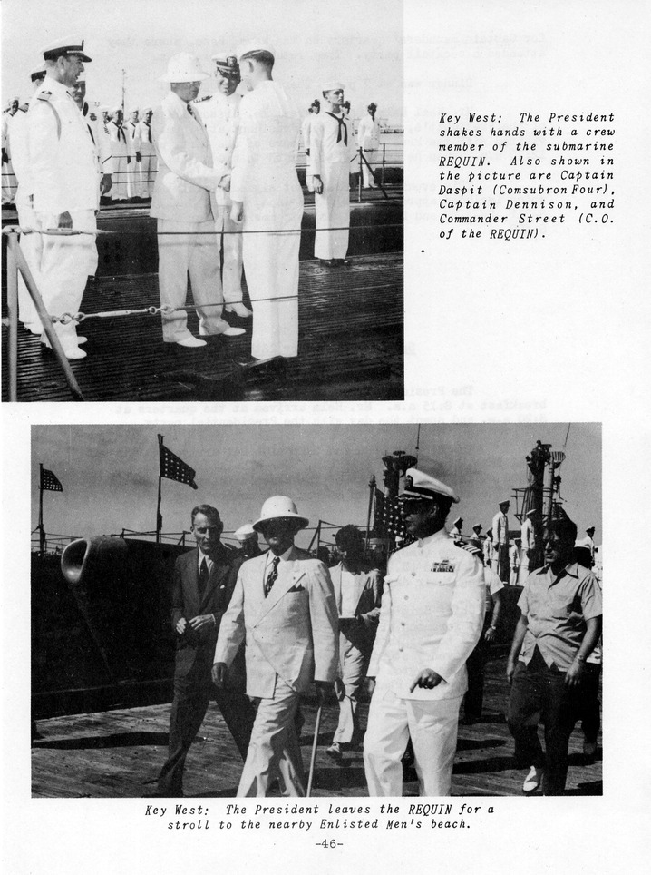 Log of President Harry S. Truman's Trip to Puerto Rico, the Virgin Islands, Guantanamo Bay, Cuba, and Fourth Key West, Florida