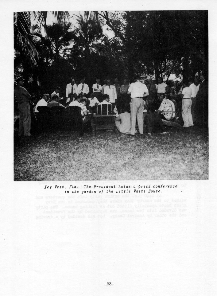 Log of President Harry S. Truman's Trip to Puerto Rico, the Virgin Islands, Guantanamo Bay, Cuba, and Fourth Key West, Florida