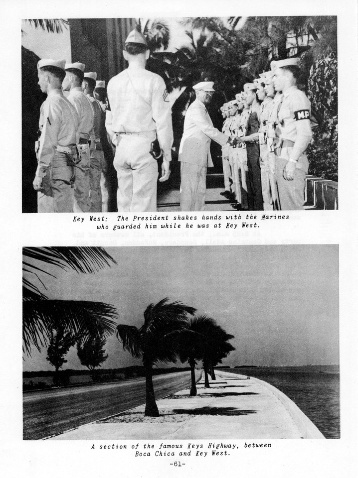 Log of President Harry S. Truman's Trip to Puerto Rico, the Virgin Islands, Guantanamo Bay, Cuba, and Fourth Key West, Florida