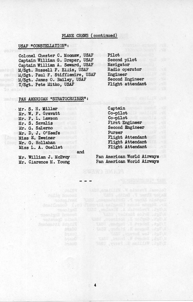 Log of President Harry S. Truman's Trip to Wake Island